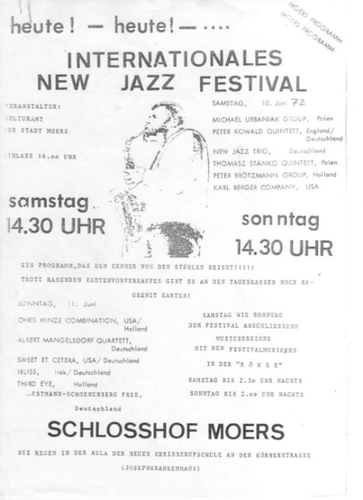 Festival-Plakat 1972