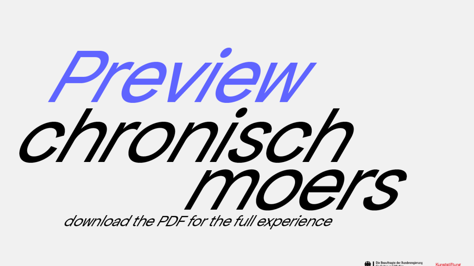 Preview Chronisch Moers